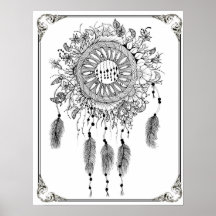 Farbposter "MrsDee's Dreamcatcher Liebe1"