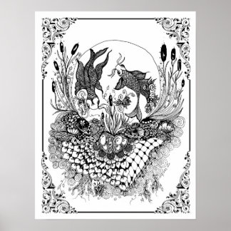 Farbposter "MrsDee's Fish Bowl" Poster