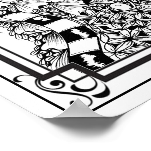 Farbposter "MrsDee's Moondance" Poster (Ecke)