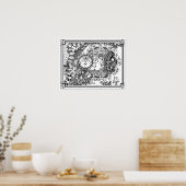 Farbposter "MrsDee's Moondance" Poster (Küche)