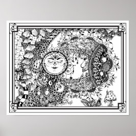 Farbposter "MrsDee's Moondance" Poster