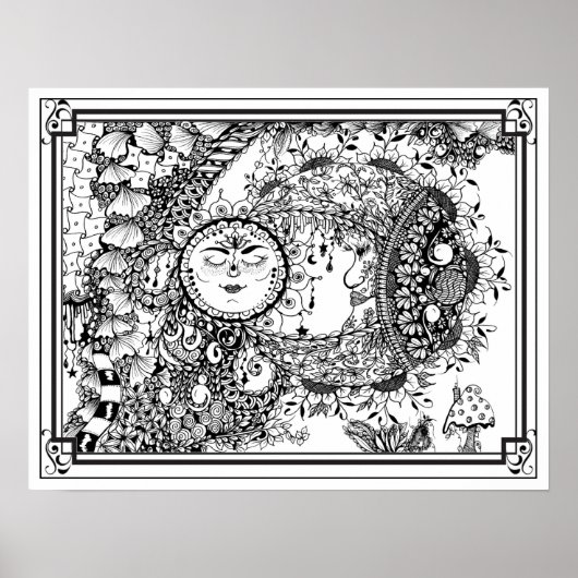 Farbposter "MrsDee's Moondance" Poster (Vorne)