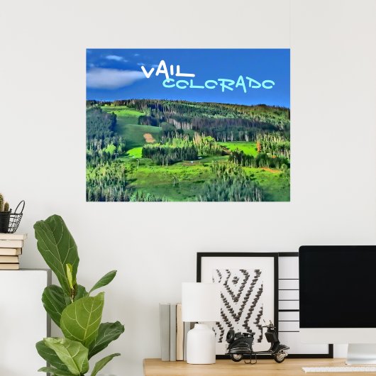 Farbposter Vail Colorado Poster (Heimbüro)