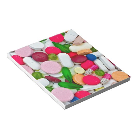 Farbpräparate Notizblock (angewinkelt)