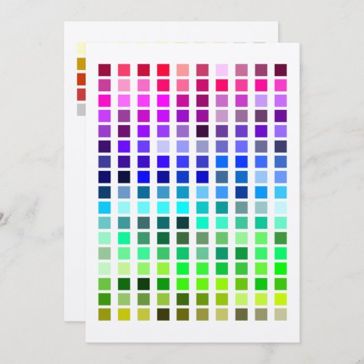 Farbprobe Einladung11 Einladung (Vorne/Hinten)