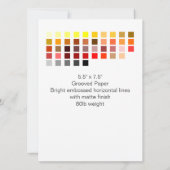 Farbprobe Einladung6 Einladung (Rückseite)