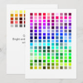 Farbprobe Einladung6 Einladung (Vorne/Hinten)