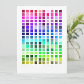 Farbprobe Einladung6 Einladung (Stehend Vorderseite)