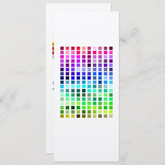 Farbprobe Einladung7 Einladung (Vorne/Hinten)