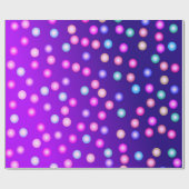 Farbpunkte 2 - Wrapping-Papier Geschenkpapier (Flach)