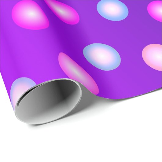 Farbpunkte 2 - Wrapping-Papier Geschenkpapier (Rolleneckpunkt)