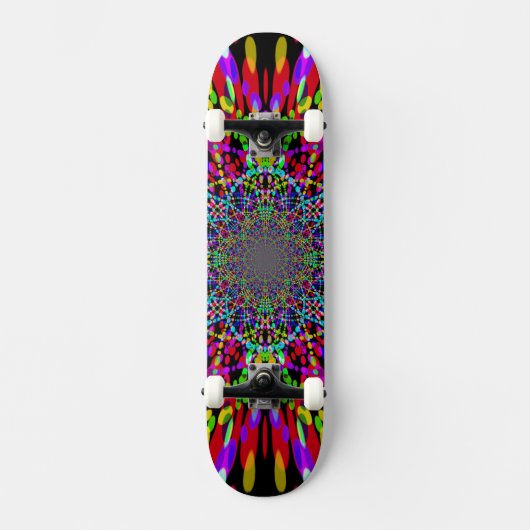 Farbpunkte 3 Skateboard (Vorderseite)
