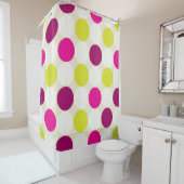 Farbpunkte Duschvorhang (Beispiel)