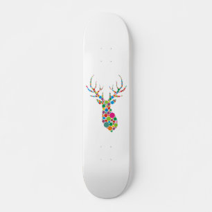 Farbpunkte Hirsch Skateboard