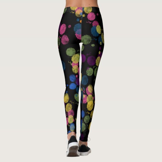 Farbpunkte-Leggings Leggings (Rückseite)