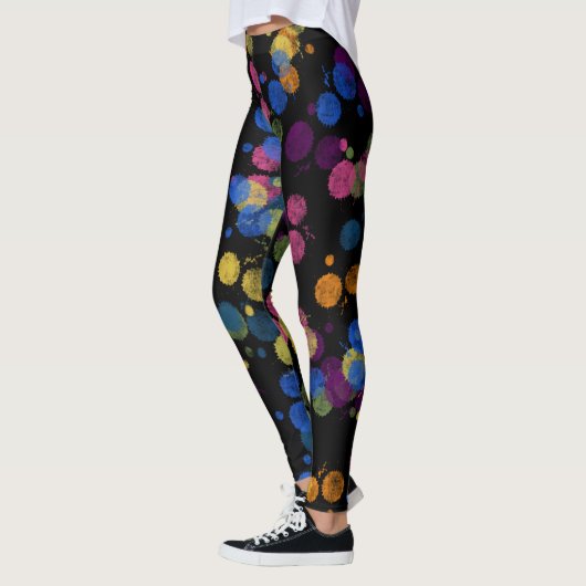 Farbpunkte-Leggings Leggings (Links)