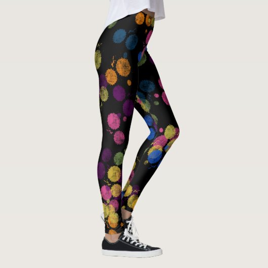 Farbpunkte-Leggings Leggings (Rechts)