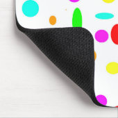 Farbpunkte Mousepad (Ecke)
