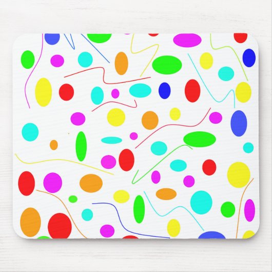 Farbpunkte und Linien, mousepad (Vorne)