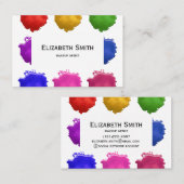 Farbpunkte Visitenkarte (Vorne/Hinten)