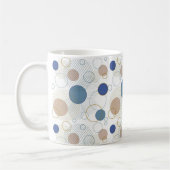 Farbpunkte von Sand und Blue Beach Kaffeetasse (Links)