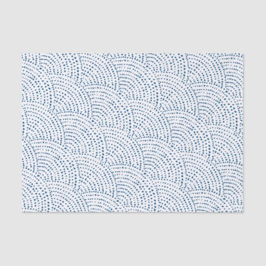 Farbpunktskala - klassisch blau trans seidenpapier (Vorderseite)