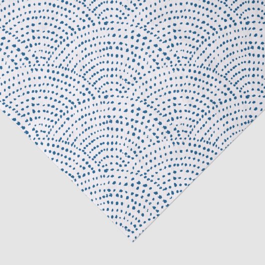 Farbpunktskala - klassisch blau trans seidenpapier (Ausschnitt)