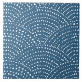 Farbpunktskala - weiß auf blaugrauem D Fliese (Vorderseite)