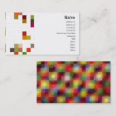 Farbquadrat - Geschäft Visitenkarte (Vorne/Hinten)