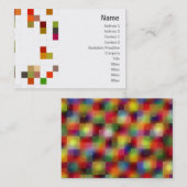 Farbquadrat - mollig visitenkarte (Vorne/Hinten)