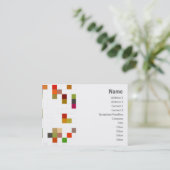 Farbquadrat - mollig visitenkarte (Stehend Vorderseite)