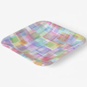 Farbquadrat Pappteller (Gewinkelt)