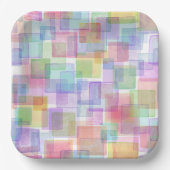 Farbquadrat Pappteller (Vorderseite)