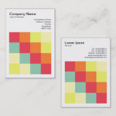 Farbquadrate - 010 visitenkarte (Vorne/Hinten)