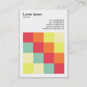 Farbquadrate - 010 visitenkarte (Rückseite)