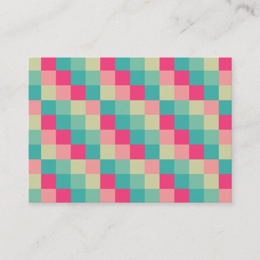 Farbquadrate 013 visitenkarte (Vorderseite)