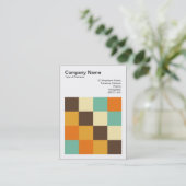 Farbquadrate - 05 visitenkarte (Stehend Vorderseite)