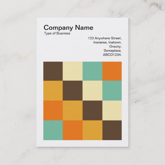 Farbquadrate - 05 visitenkarte (Vorderseite)