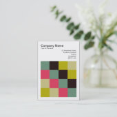 Farbquadrate - 06 visitenkarte (Stehend Vorderseite)