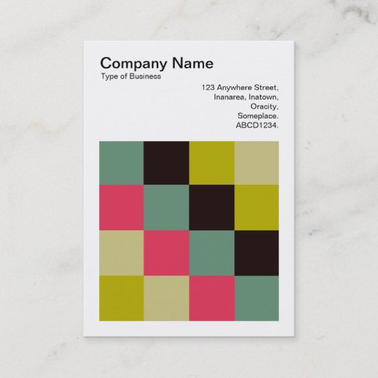 Farbquadrate - 06 visitenkarte (Vorderseite)