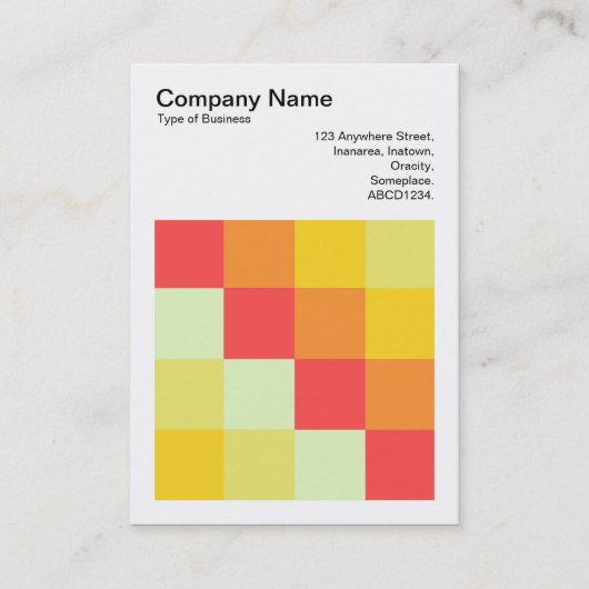 Farbquadrate - 07 visitenkarte (Vorderseite)