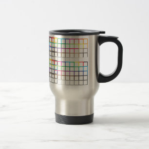 Farbquadrate alternativer Swatt Reisebecher