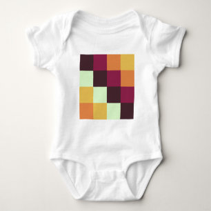 Farbquadrate Baby Strampler