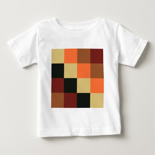 Farbquadrate Baby T-shirt (Vorderseite)