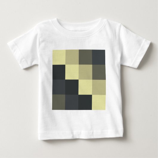 Farbquadrate Baby T-shirt (Vorderseite)