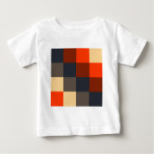 Farbquadrate Baby T-shirt (Vorderseite)