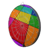 Farbquadrate Dartscheibe (Vorderseite rechts)