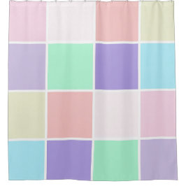 Farbquadrate einblenden duschvorhang