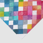 Farbquadrate für Kunstdruckpapier Seidenpapier (Ausschnitt)