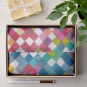 Farbquadrate für Kunstdruckpapier Seidenpapier (Geschenk)